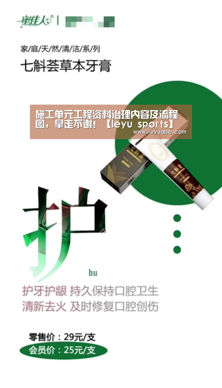 施工单元工程资料治理内容及流程图,拿走不谢!【leyu sports】(图1) 乐鱼体育